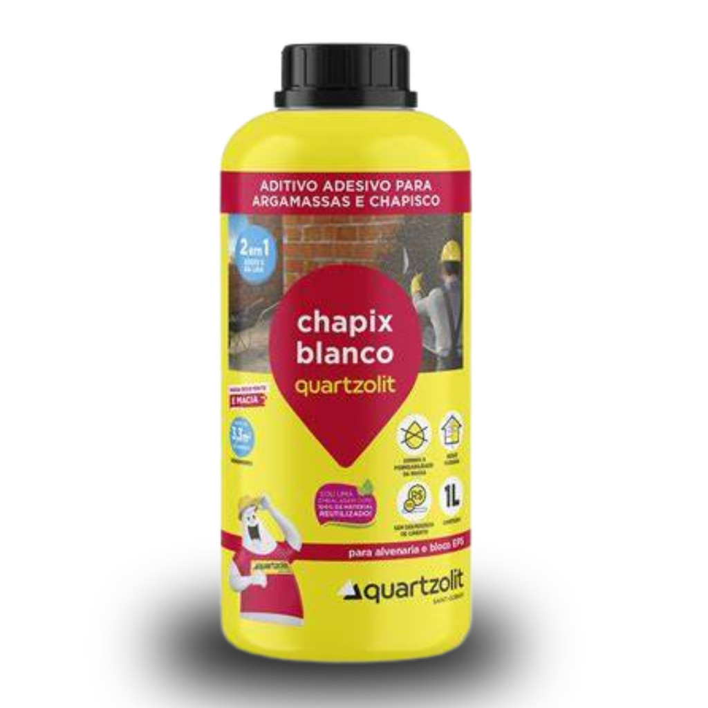 Chapix Blanco Bianco Quartzolit 1 Litros Argamassa | Shopee Brasil