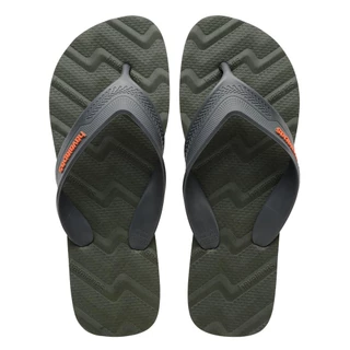 Chinelo Havaianas Track Waves Verde Oliva