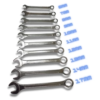 Jogo de Chave Combinada 6 a 17mm kit com 10 Peças Excellent EDA