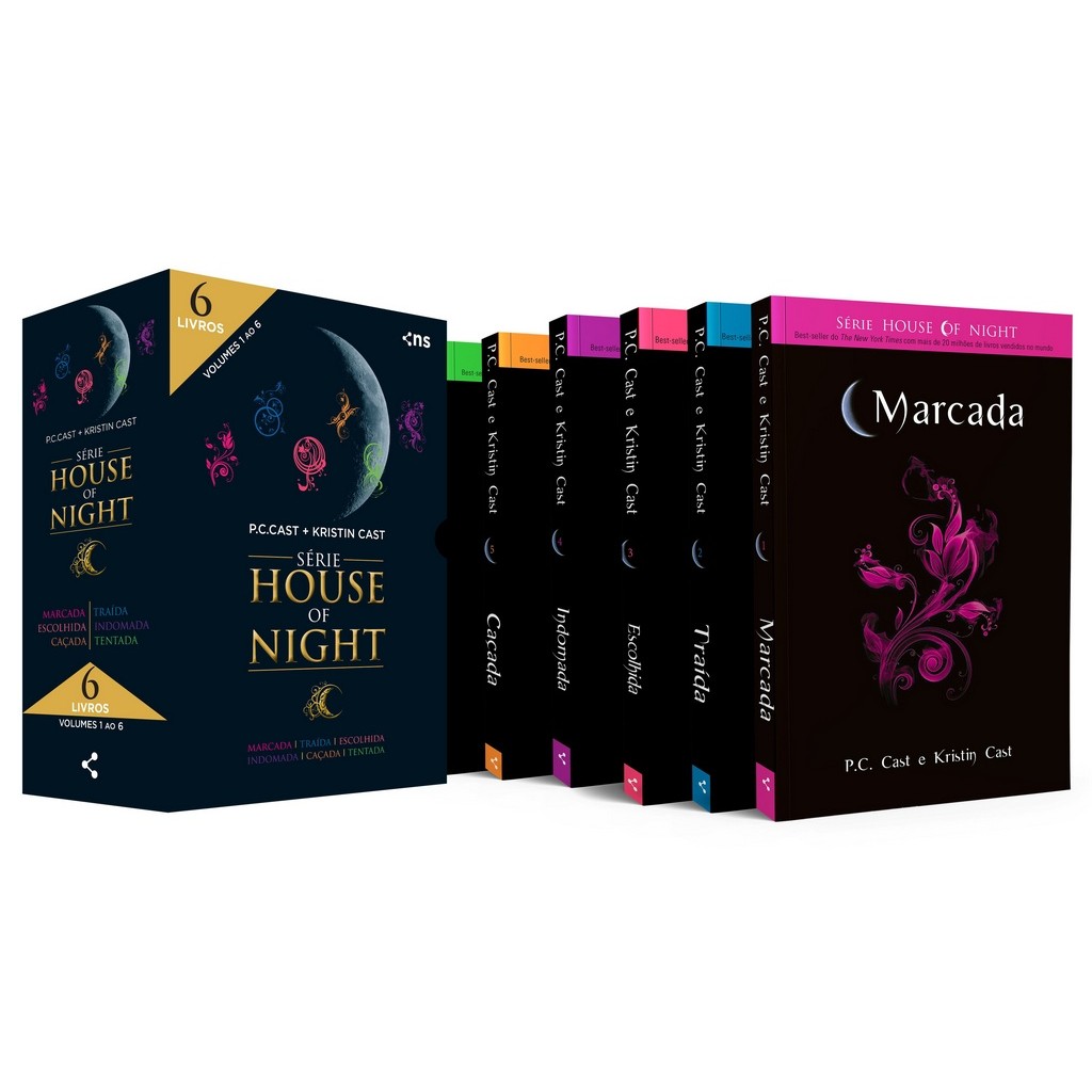 Coleção Completa Box House Of Night 12 Livros P. C Cast Kristin