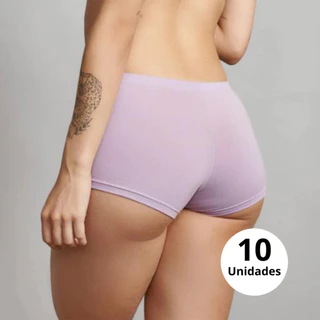 Kit 10 Shortinho Estilo Cueca Conforto Não Marca na Roupa Ótimo Para Qualquer Ocasião em Oferta na Shopee