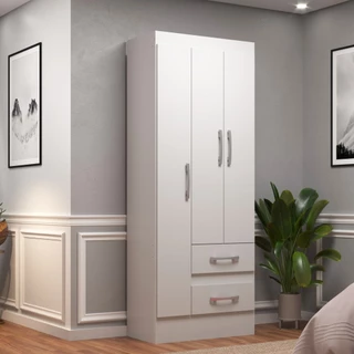 Guarda-Roupa Solteiro Oceania 3 Portas 2 Gavetas - Direto Sim em Oferta na Shopee