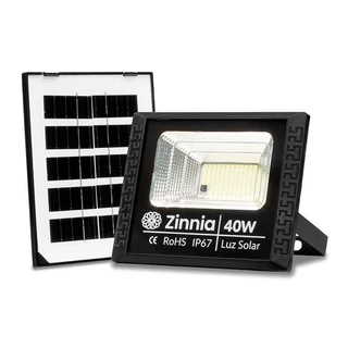 Refletor Solar Zinnia ZRS40, Led, 40W, Bateria 1800Mah, Com Controle Remoto, IP67, ZNE-ZRS40V2-01 em Oferta na Shopee
