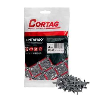 Espaçador Nivelador 4,0mm Juntapiso 100 Peças - Cortag em Oferta na Shopee