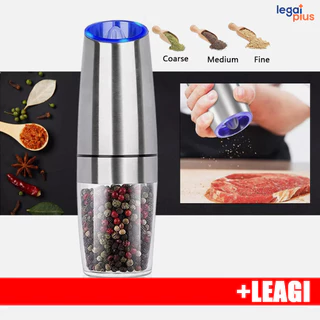 Moedor De Pimenta Sal Tempero Automático Sensor De Gravidade Elétrico Led Cozinha