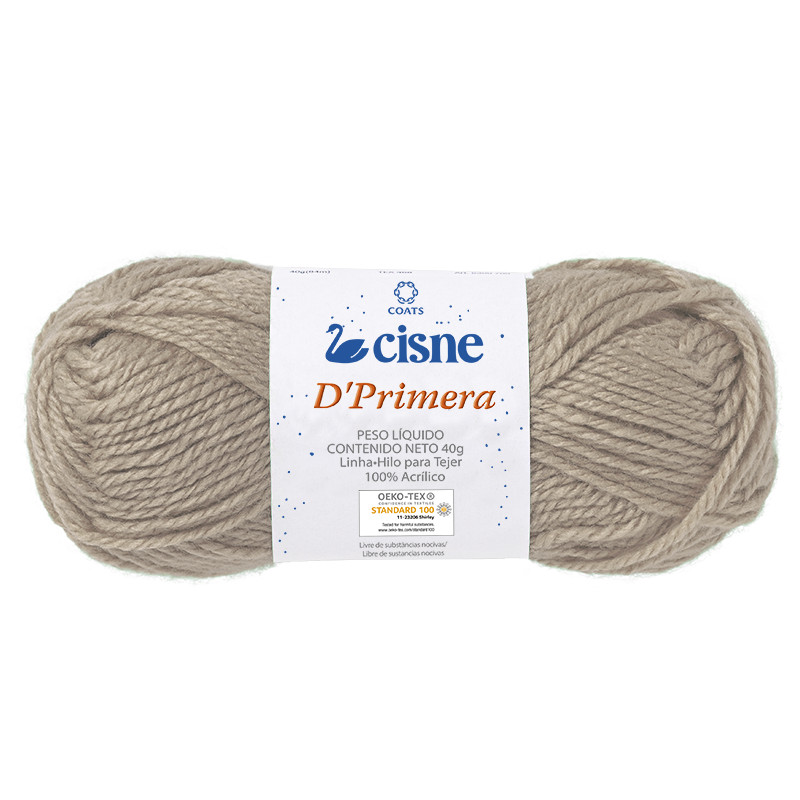 Lã Trico/Croche Cisne DPrimera/Tudo Tex 468 Com 2 Und de 40 Gramas