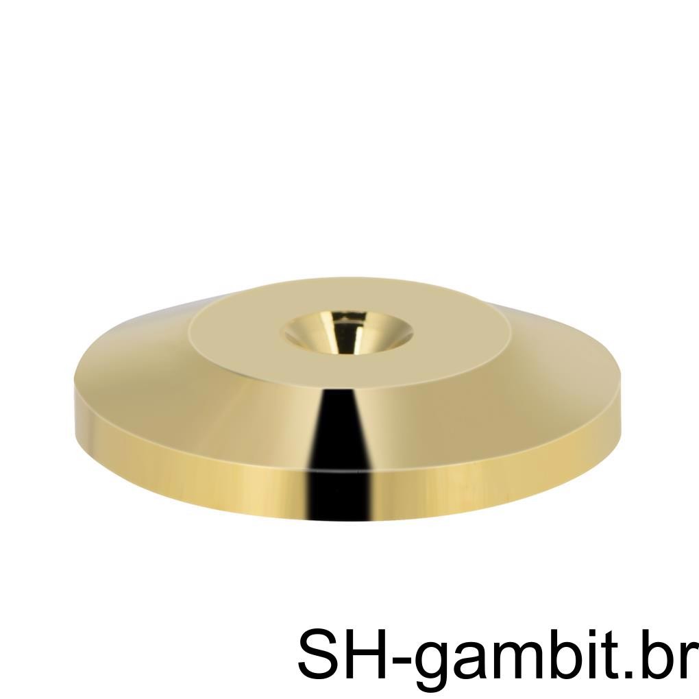 Estink Piedini Isolamento per Altoparlanti, 8 Pezzi in Rame, Universal 25x4mm, Antivibranti per Diffusori e Strumenti, Grigio