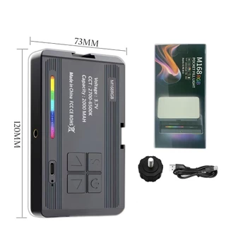 Luz de preenchimento e luz quente para fotografia LED RGB 2700k-6500k Luz fotográfica profissional portátil recarregável