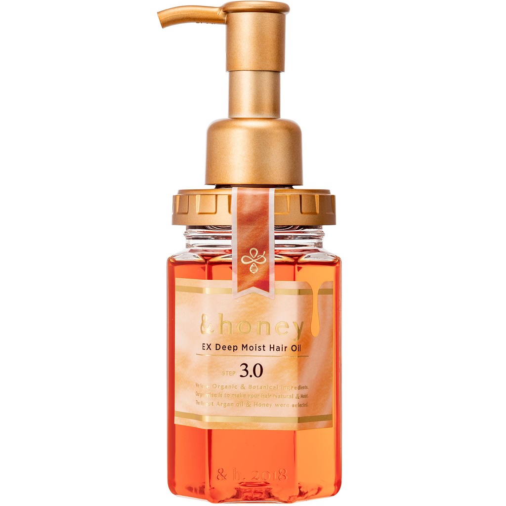 &honey Deep Moist Hair Oil 100mL - Versatile Hair Treatment for