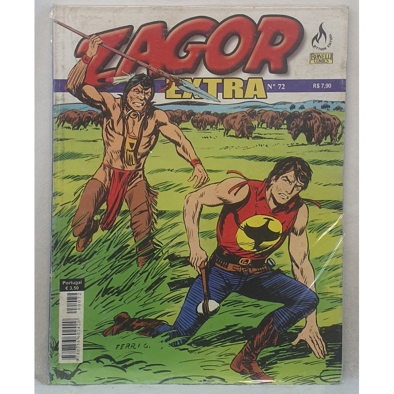Gibi Zagor Extra 72 - O Rapto de Zanya - Editora Mythos | Shopee