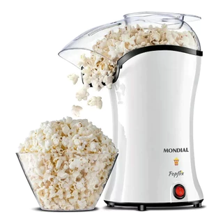 Pipoqueira Elétrica Popflix Pp-04 Ar Quente Branca Mondial Cor Branco 110V