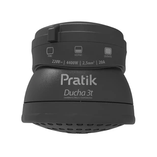 Chuveiro Ducha Pratik 3 Temperaturas Preto 4400W 220V em Oferta na Shopee