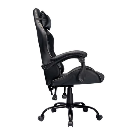 Cadeira Gamer TGT Heron TC2 , Fácil Limpeza, Reclinável 120 kg, Preto, TGT-HRTC-BL03