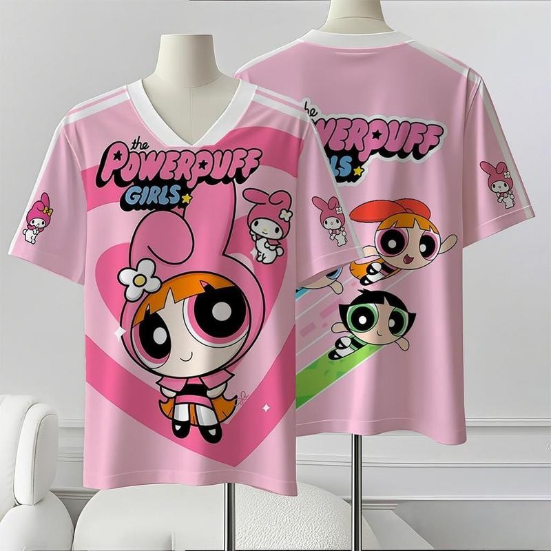 Camiseta Cartoon Network PowerPuff Girls Buttercup - Producto Oficial, Tela Ligera, Corte Clásico