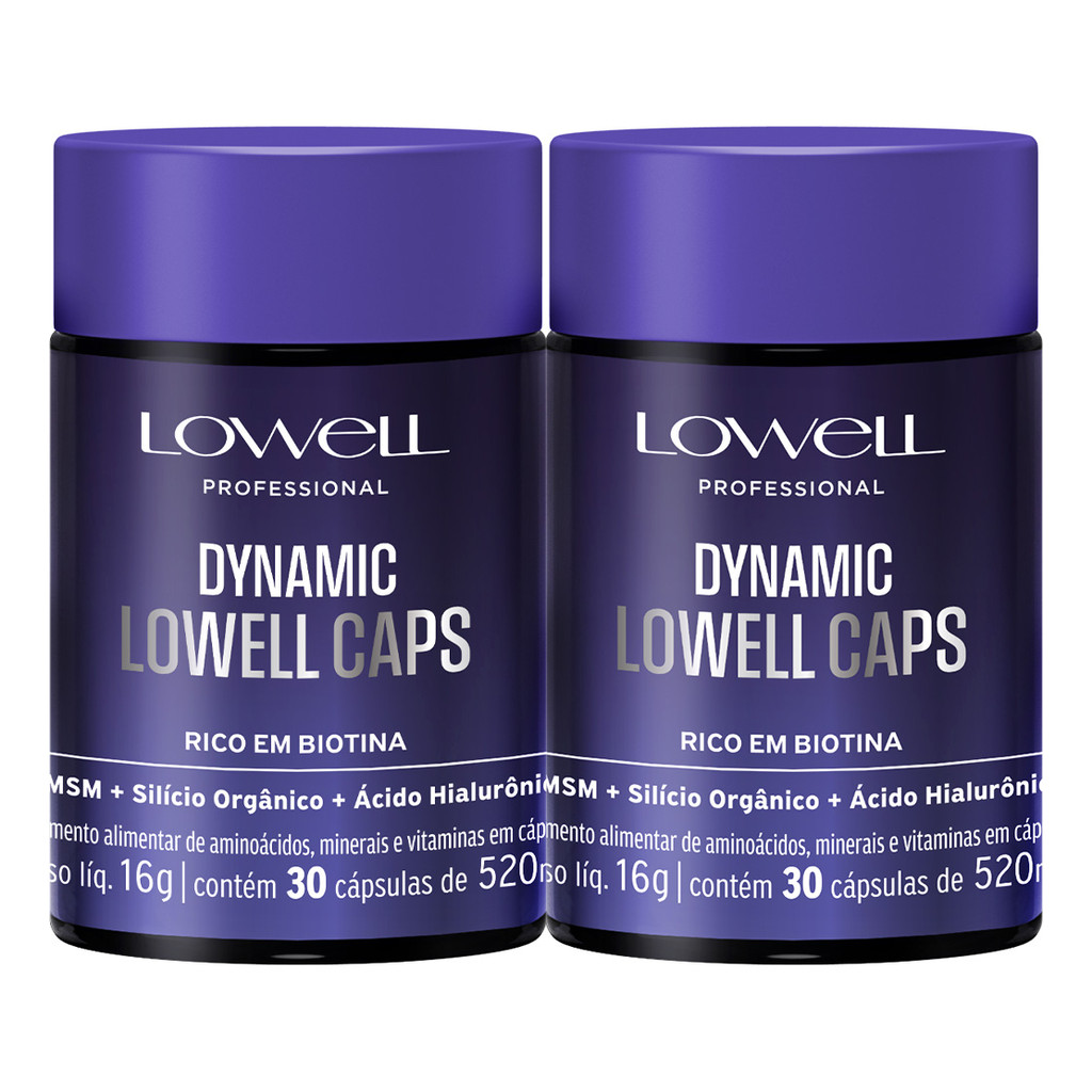 Kit Lowell Dynamic Caps Suplemento Alimentar Extra | Shopee Brasil