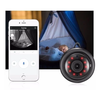 Mini Câmera Ip Wifi Celular Grava Detecção Movimento em Oferta na Shopee