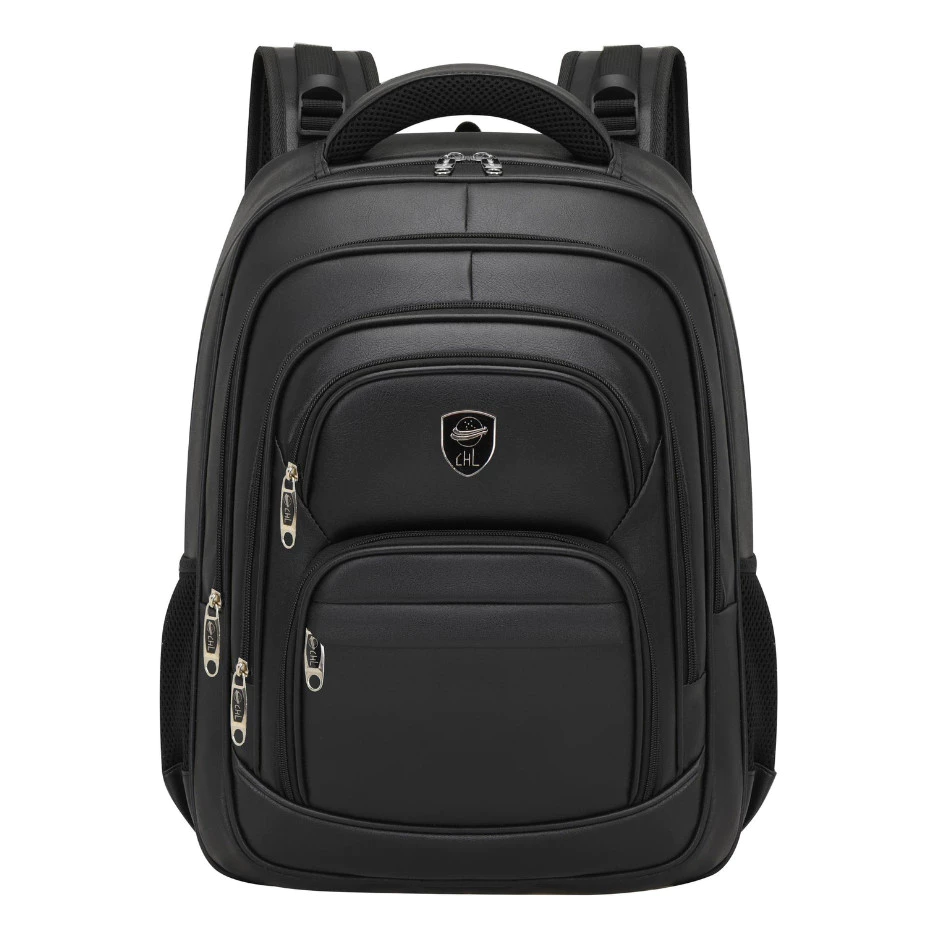 Mochila Chl Couro GRANDE 45L Urbana Impermeável 6 Bolsos