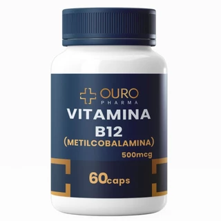 Vitamina B12 500mcg Metilcobalamina Autêntica 60 ou 120 cápsulas em Oferta na Shopee