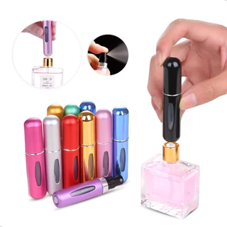 Kit 5 Mini Porta Perfume Recarregável Bolsa Viagem Portátil em Oferta na Shopee