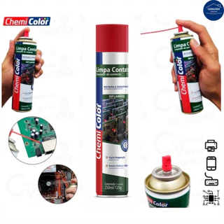 Spray Limpa Contato Elétrico 250ml Chemicolor – PC, Placas, Disjuntores