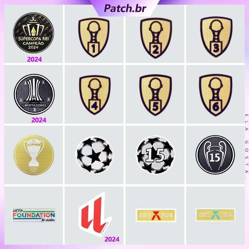 Remendo do futebol Emblema [Campanhão] Liberadores Honra Patch Super ...