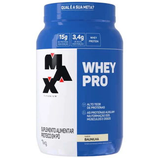 WHEY MAX TITANIUM 1KG - PRO