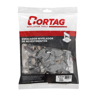 Espaçador Nivelador 3,0mm Eco Prata 50 Peças - Cortag em Oferta na Shopee