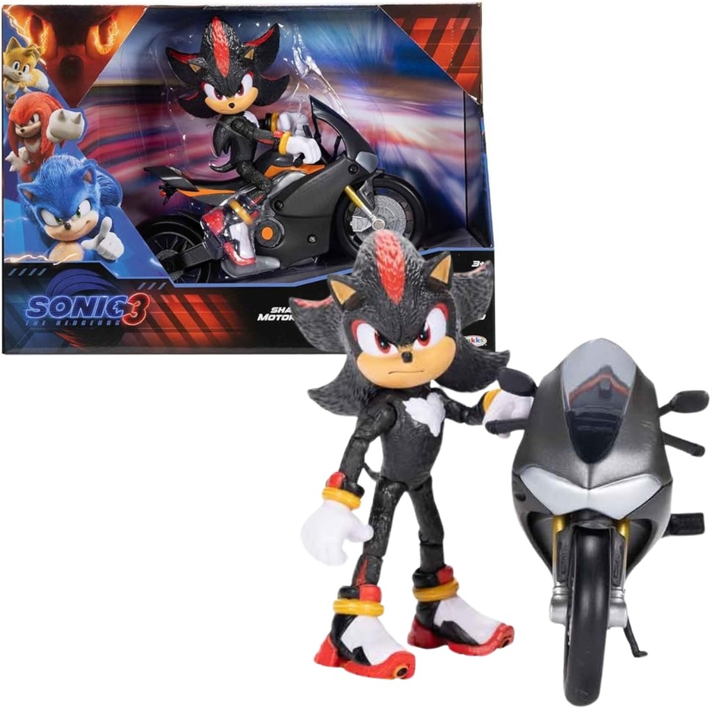 Boneco Shadow com moto sonic 3: o filme - 004417 Sunny | Shopee Brasil
