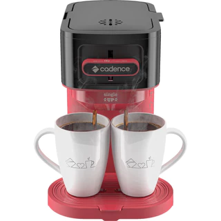 Cafeteira Single Up 300ml 220v Preto com Vermelho Cadence