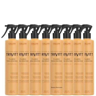 Combo 8 Fluido Para Escova Trivitt 300Ml Itallian em Oferta na Shopee