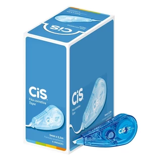Fita Corretiva Cis Tape - Embalagem com 6 Unidades em Oferta na Shopee