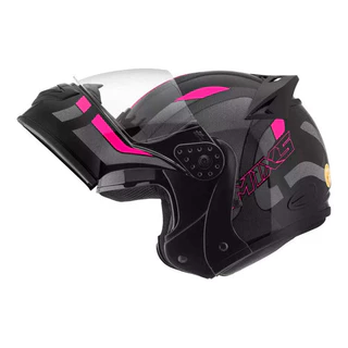 Capacete Fechado Robocop Escamoteável Mixs Gladiator Delta S