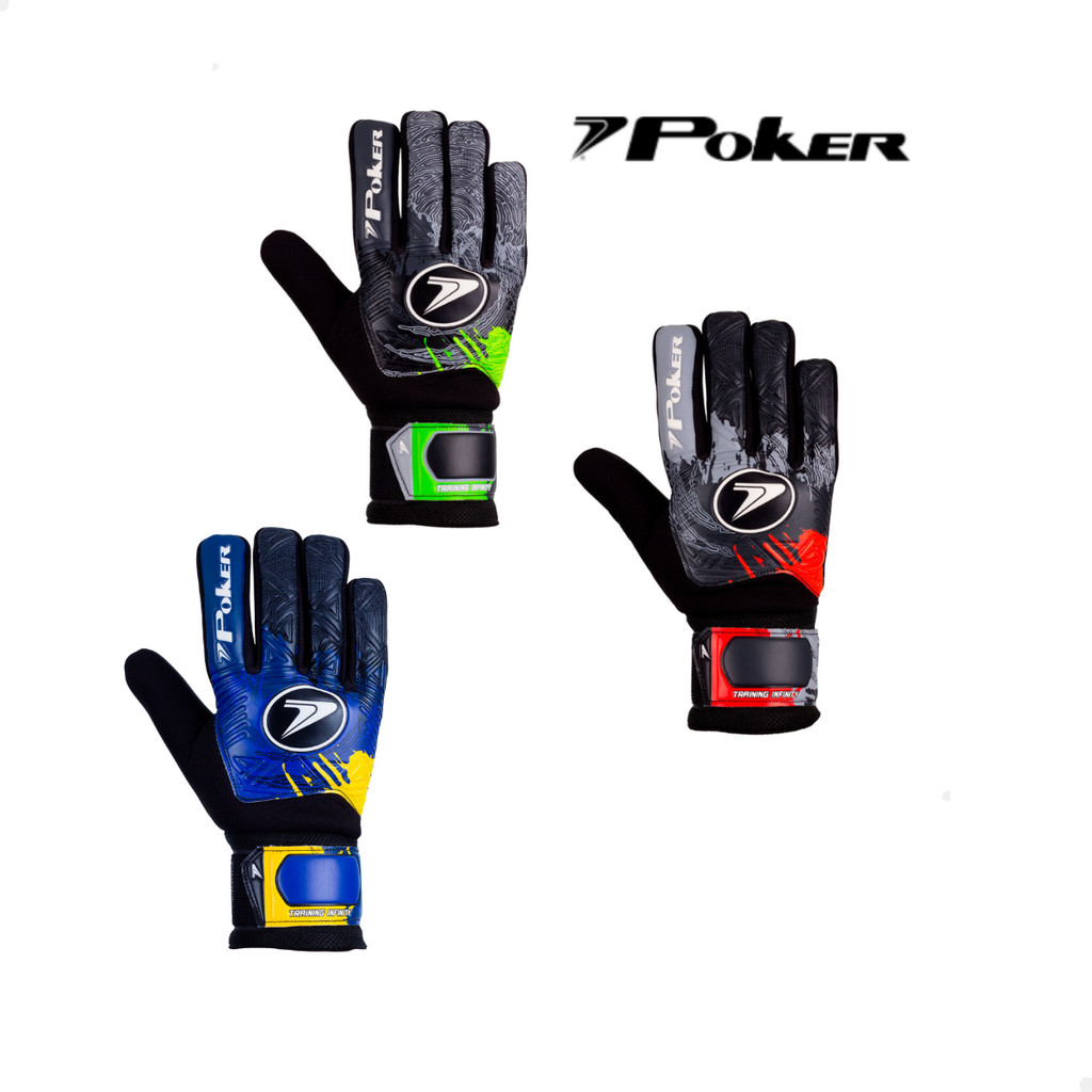 Luva Futebol de Campo Training Infinity poker n°9 | Shopee Brasil