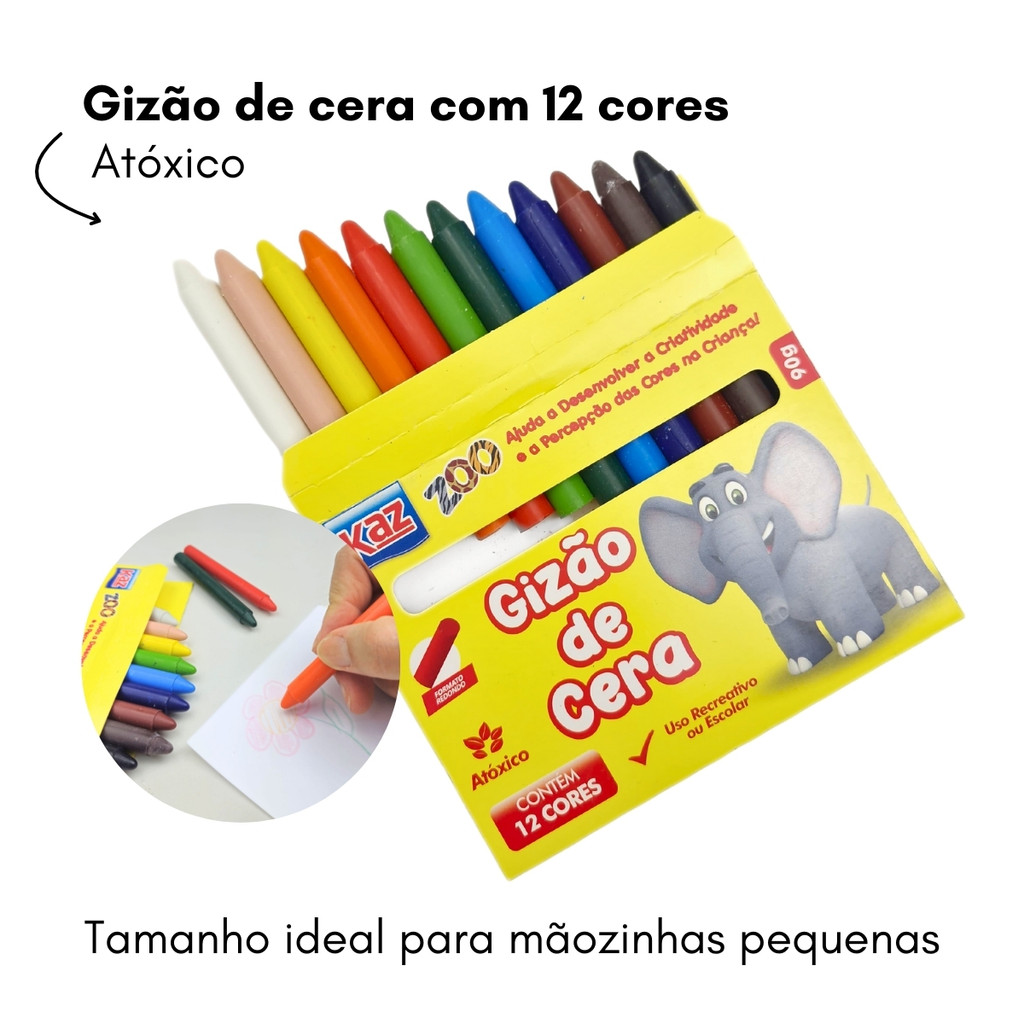 Kit Material Escolar Infantil Berçário 0 a 2 Anos Lista SME