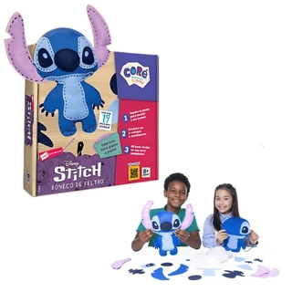 Kit De Atividades Fazendo Arte Stitch Boneco De Feltro 3236 - Toyster