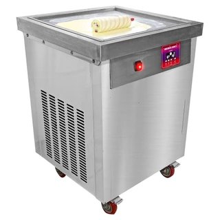 Máquina de Sorvete de Chapa 1300w Ice Cream Roll - NMSC2 em Oferta na Shopee