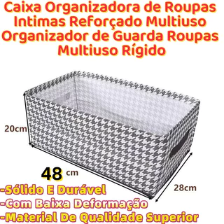 Caixa Organizadora De Armazenamento Robusta De Roupas Intimas Reforçado Multiuso Organizador em Oferta na Shopee