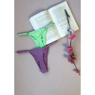 Kit C/3 Calcinha Microfibra Fio Dental Regulagem Lingerie Sexy em Oferta na Shopee