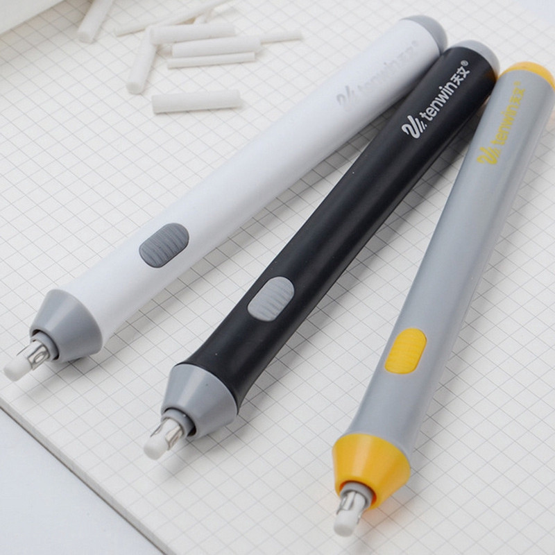 Automatic Eraser Creative set with refill stationery Electric eraser ...