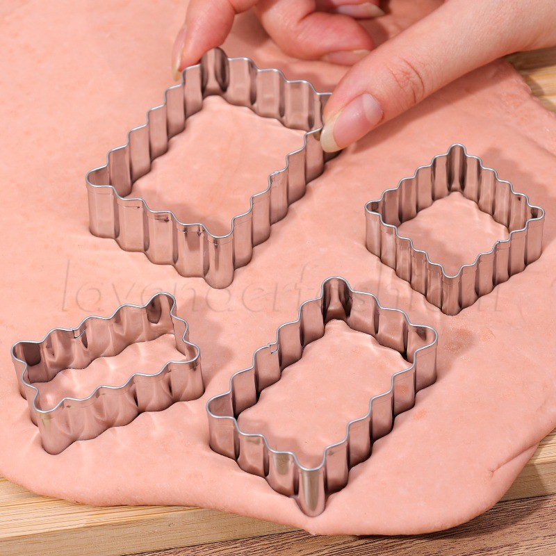 [HOT] Molde De Cozimento Retangular Em Forma De Onda-Fondant