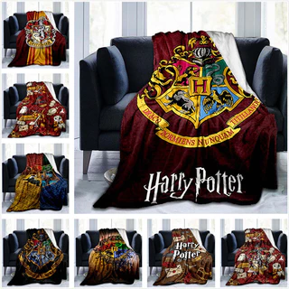 Harry Potter Aterrorizante Cobertor Mágico Casa Sala De Estar Ar Condicionado Flanela Macio Quente Meninos Quarto Cama D