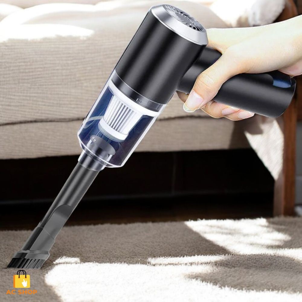 MINI ASPIRADOR DE PÓ PORTÁTIL DE MÃO SEM FIO RECARREGÁVEL MULTIUSO PARA ...