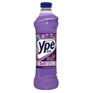 Desinfetante Ypê Bak Lavanda 500ml Embalagem com 12 Unidades em Oferta na Shopee
