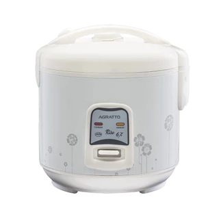 Panela de Arroz e Legumes Elétrica Riso 6 Xícaras Agratto Branco 220V