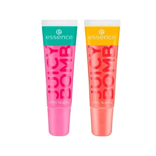 Kit Essence Gloss Labial Líquido Cintilante Juicy Bomb 102 Witty Watermelon 10ml + Gloss 103 Proud Papaya 10ml em Oferta na Shopee