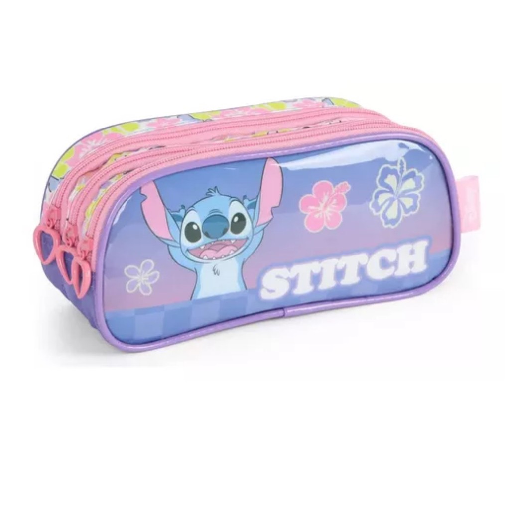 SEVEN Estuche Escolar Con 3 Compartimentos, Diseño De
