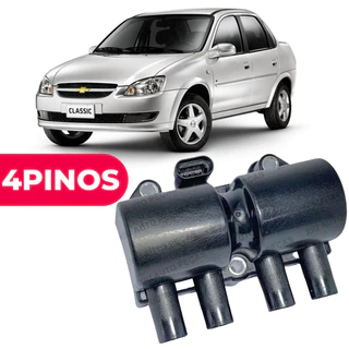 Bobina De Ignição Corsa 1.0/1.4/1.6 Mpfi 8/16v 4 Pinos 99