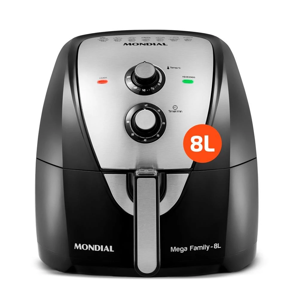 Fritadeira Sem Óleo Air Fryer 8 Litros AFN 80 BI Mondial