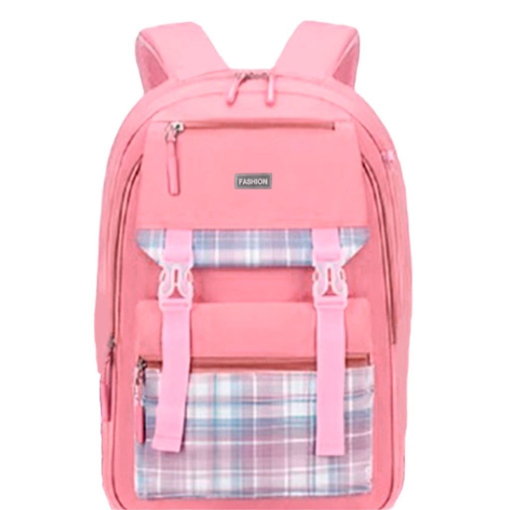 Mochila Escolar Feminina Coreana naGrande Capacidade e Impermeabilidade ...