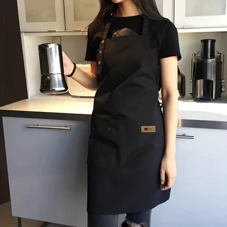 1pc Avental , Impermeável E À Prova De Óleo Ajustável , Aventais De Cozinha Para Restaurante